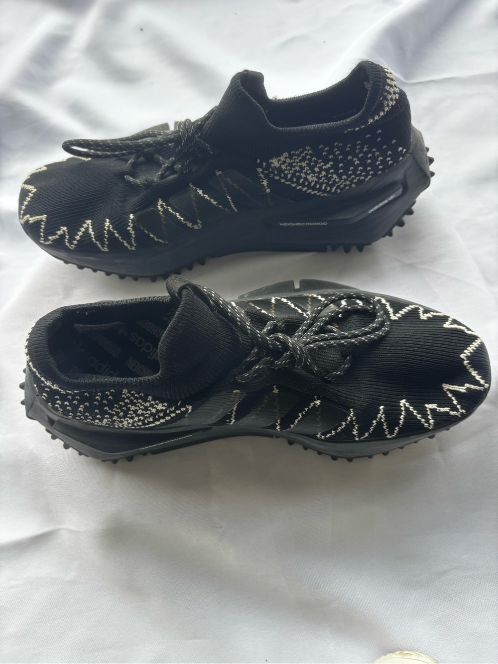 Adidas NMD_S1 x Neighborhood Knit Black White Men’s (US) Size 7 Shoes # ID4854